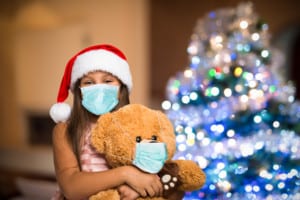 Make sure you and your kids are safe by wearing masks this holiday season